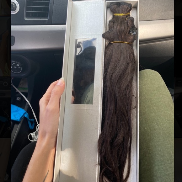 Instant Clip Extensions HerStyler Twilight Brown - Picture 2 of 4